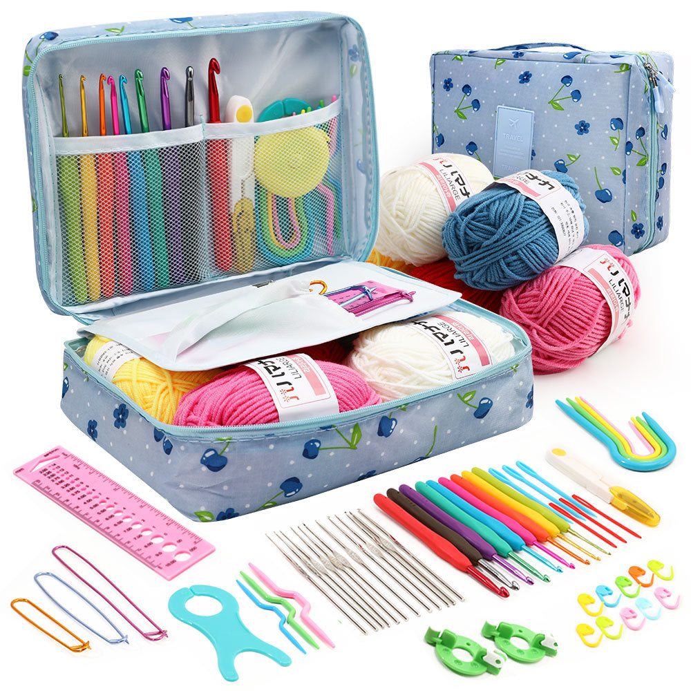 Beginner Beginner Crochet Suit Multi-color Storage Bag