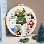 Embroidered Handicraft DIY Material Christmas Kit Fabric