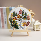 Embroidered Handicraft DIY Material Christmas Kit Fabric