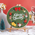 Creativity Happy Christmas Handmade Embroidery Diy