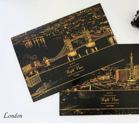 Decorative painting scratch Scraping painting drawing paper world Sightseeing pictures decoration birthday gifts