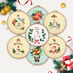 Embroidery Diy Material Package For Beginners Christmas Series