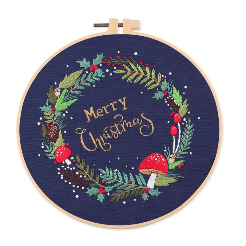 Christmas Embroidery Diy Material Package Kit