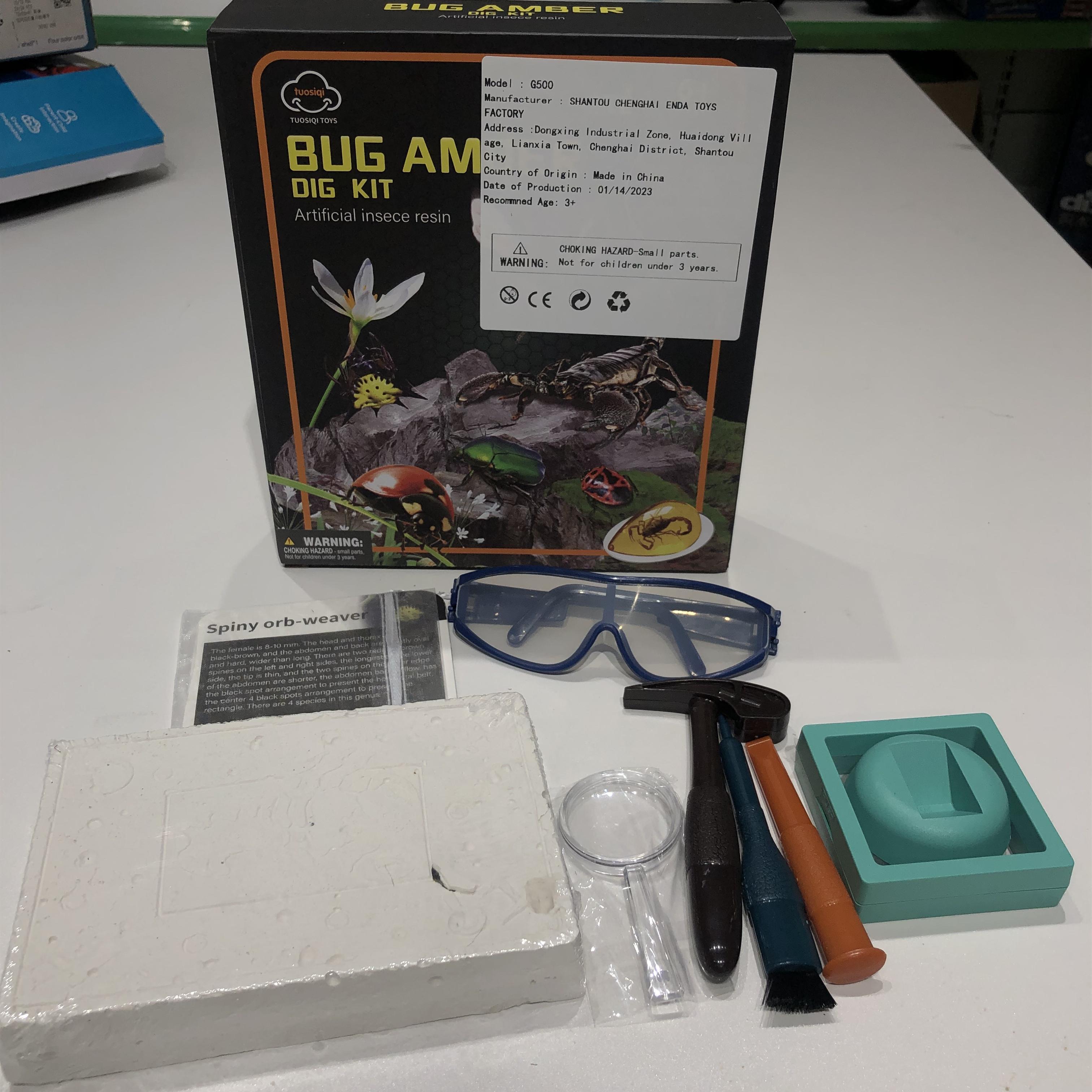 Amber Worm Digging Kit - The Perfect Gift For Little Explorers