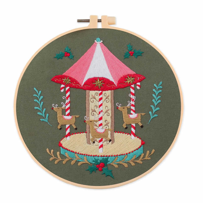 Christmas Embroidery Diy Material Package Kit