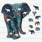 Color Elephant Owl Plane Puzzle Animal Puzzle