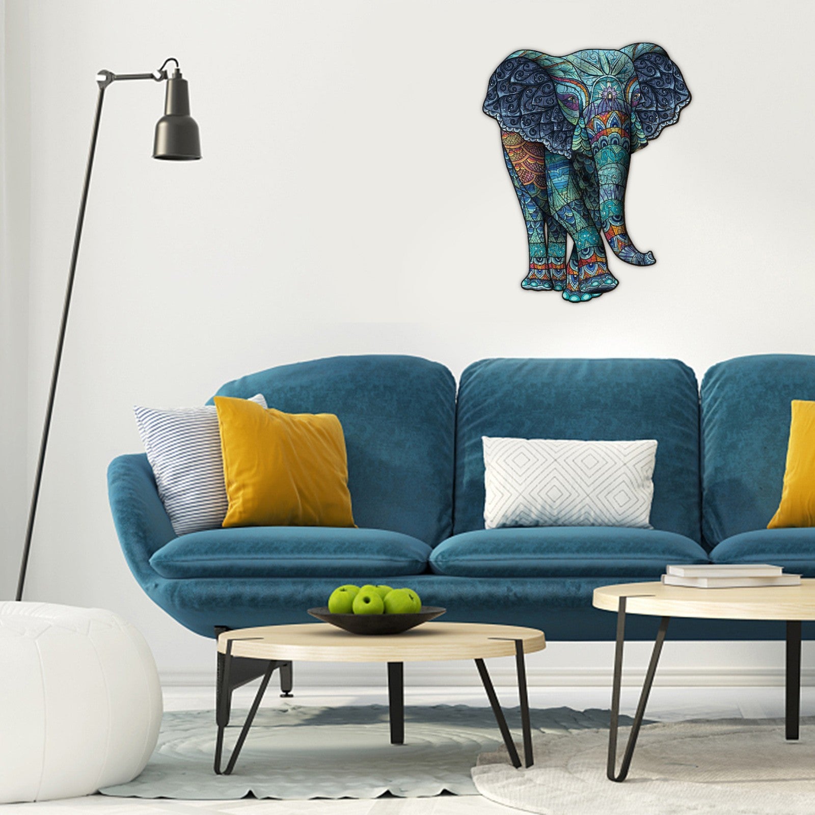 Color Elephant Owl Plane Puzzle Animal Puzzle