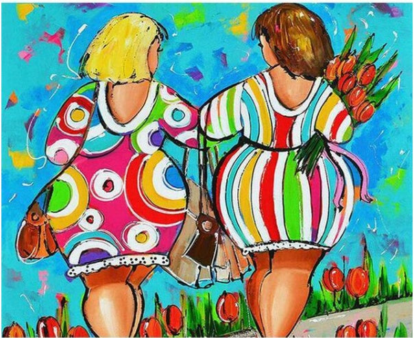 Colorful Women – DIY Paint by Numbers Kit