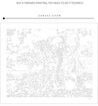 Chenistory Frame Sky DIY Painting By Number Landscape Wall Art Picture