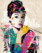 Audrey Hepburn - DIY Painting By Numbers Kit