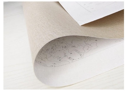 Cat Stuck In A Tree - DIY Painting By Numbers Kit