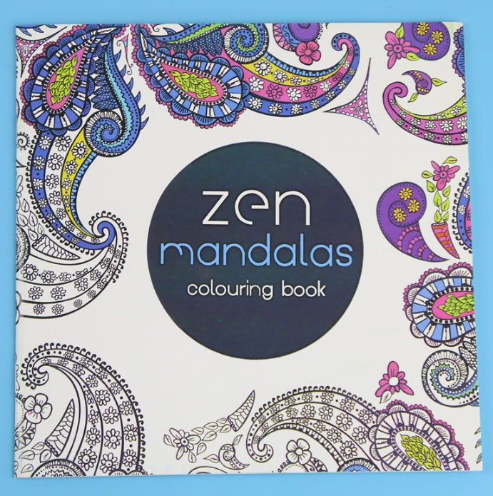 English version of the secret garden adult decompression hand-painted coloring book Mandala lost ocean coloring book
