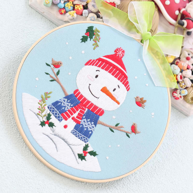 Christmas Embroidery Diy Material Package Kit