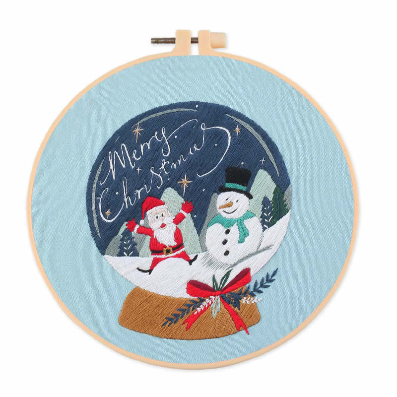 Christmas Embroidery Diy Material Package Kit
