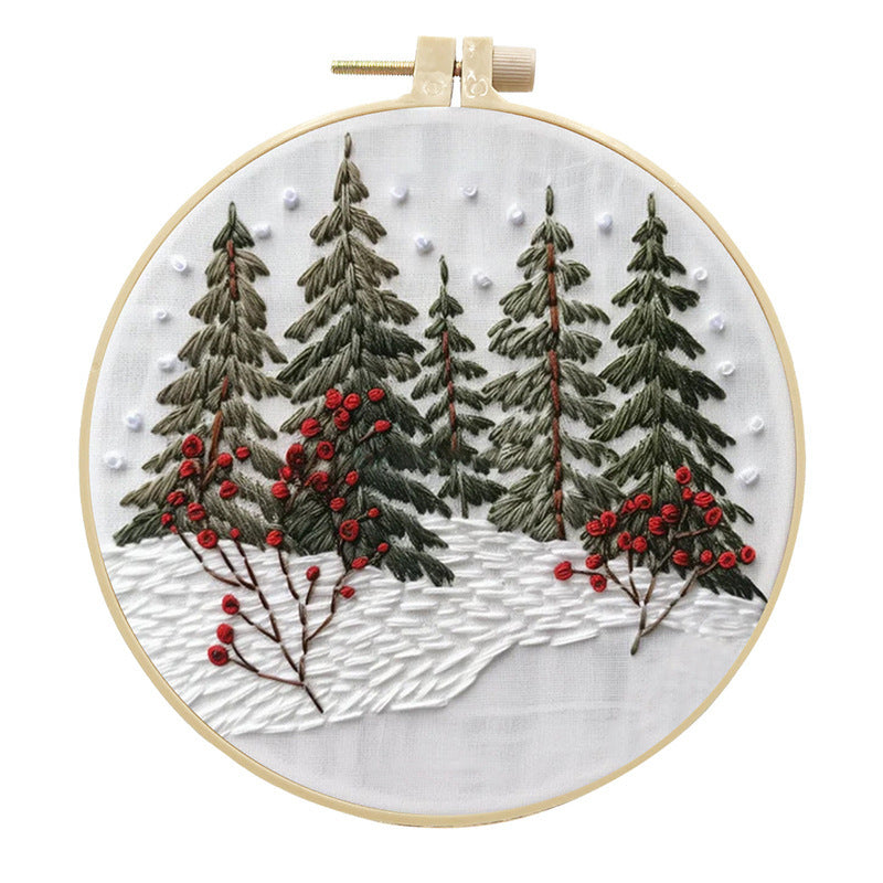 Christmas Kit Embroidery Handicraft DIY Material