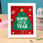 Christmas DIY Framed Diamond Painting Craft Size
