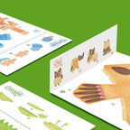 Children origami book 3d stereo manual diy