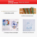 Embroidery Diy Material Package Infauna Series Beginner's Entry Manual Embroidery Kit