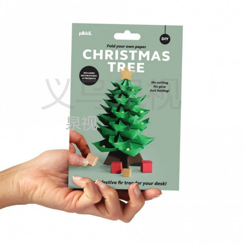 Christmas Tree Paper Folding Kit DIY Decorations
