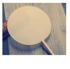 Meticulous hand painting blank round fan diy round silk