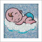 Diy Round Full Diamond Embroidery Cartoon Combination Set