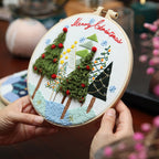 Christmas Decoration Embroidery Diy Material Bag