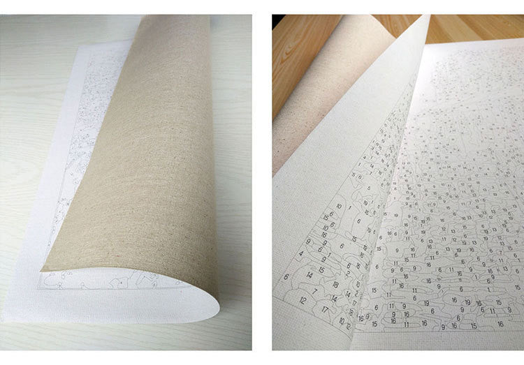 Red Indian Ethnic - DIY Painting By Numbers Kit