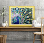 Bright diamond 5d peacock diamond painting