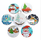 DIY Christmas Coaster Full Diamond Sticker