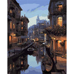 Paint by Numbers City DIY Painting Kit
