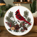 Christmas Animal Embroidery Kit English Description