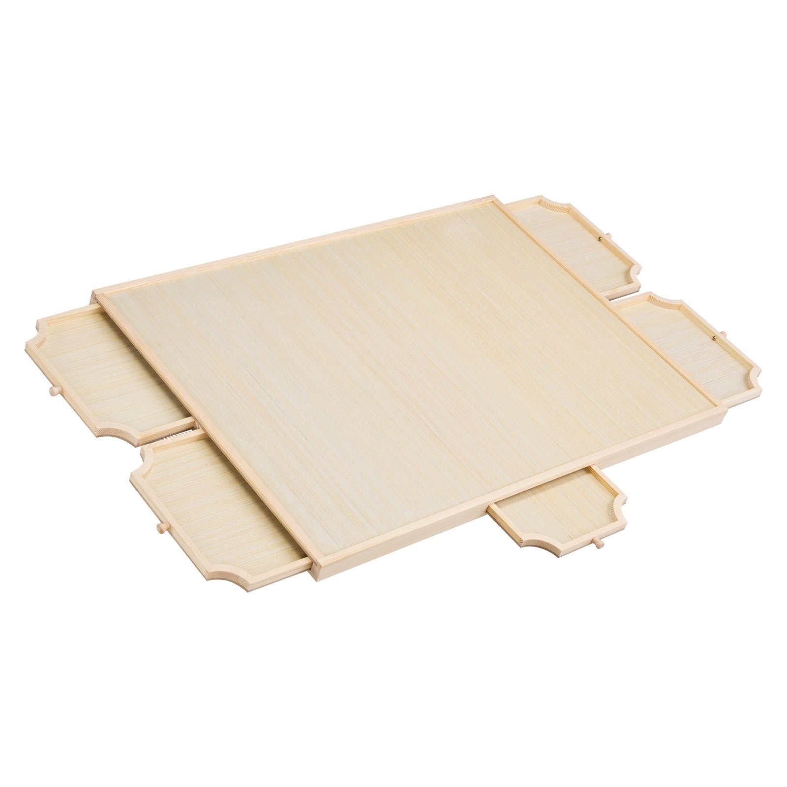 Puzzle Board With Drawer Cover Portable Wooden Jigsaw 29x21 In