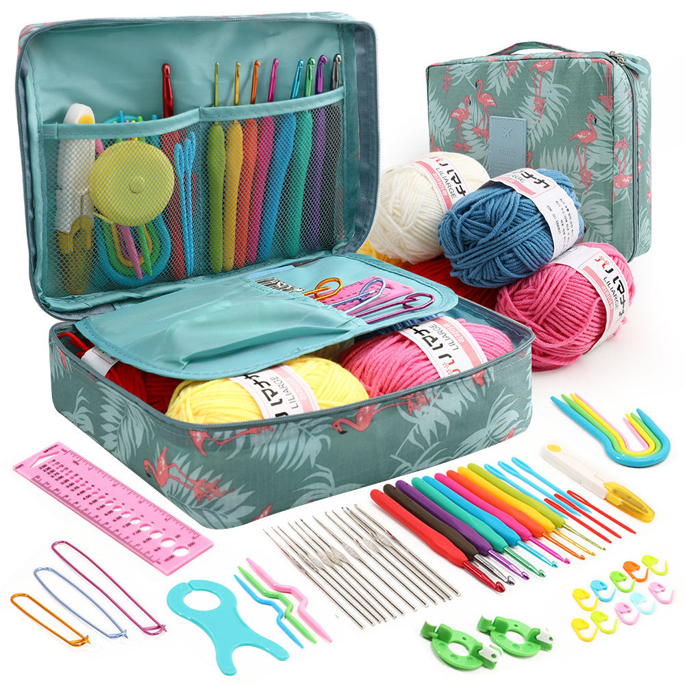 Beginner Beginner Crochet Suit Multi-color Storage Bag