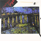 Van Gogh Scraping Colorful Scratch Paper Picture Book Pressure-reducing Creative Painting
