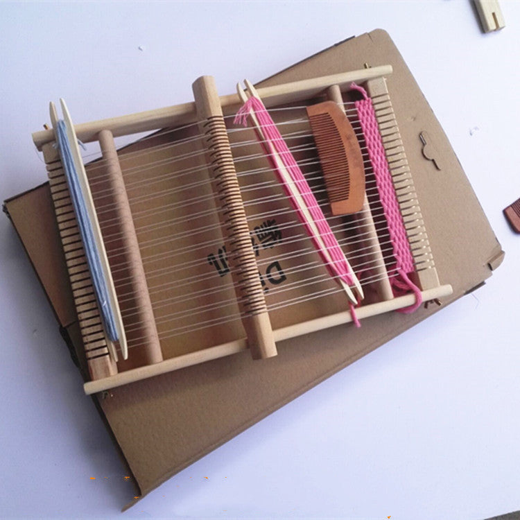 Weaving Machine Handmade Woolen Yarn Knitting Toys For Children