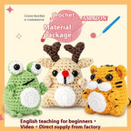 Crochet Material Package Set DIY Hand Crocheted Wool Animal