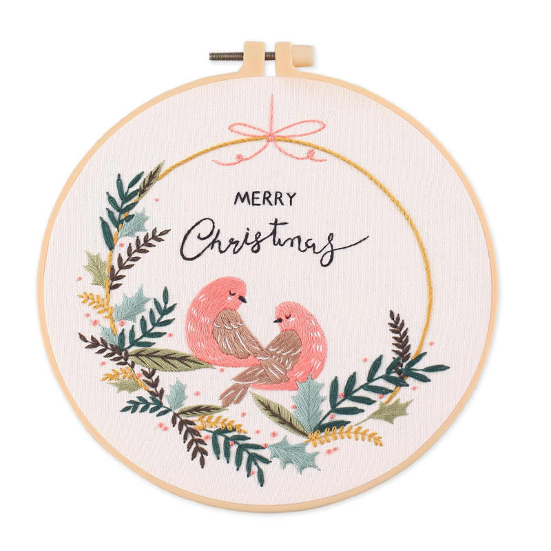 Christmas Embroidery Diy Material Package Kit