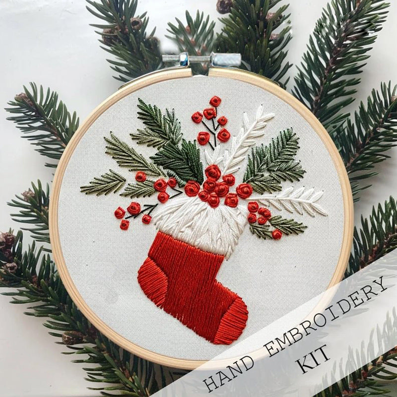 Christmas Kit Embroidery Handicraft DIY Material