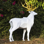Deer King Geometric Origami 3D 3D Model DIY Handmade Creative Ornaments