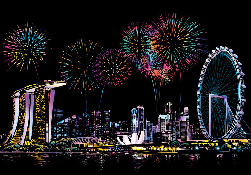 Scratch Painting - Kratzmalerei