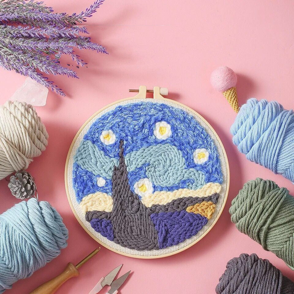 Christmas Russia Poke Embroidery Handmade Diy Material Package