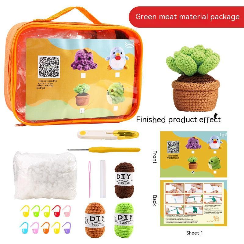 Crochet Material Package DIY Tool Set Toy