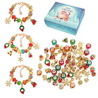 Christmas Beads Alloy Large Hole Beads DIY Set