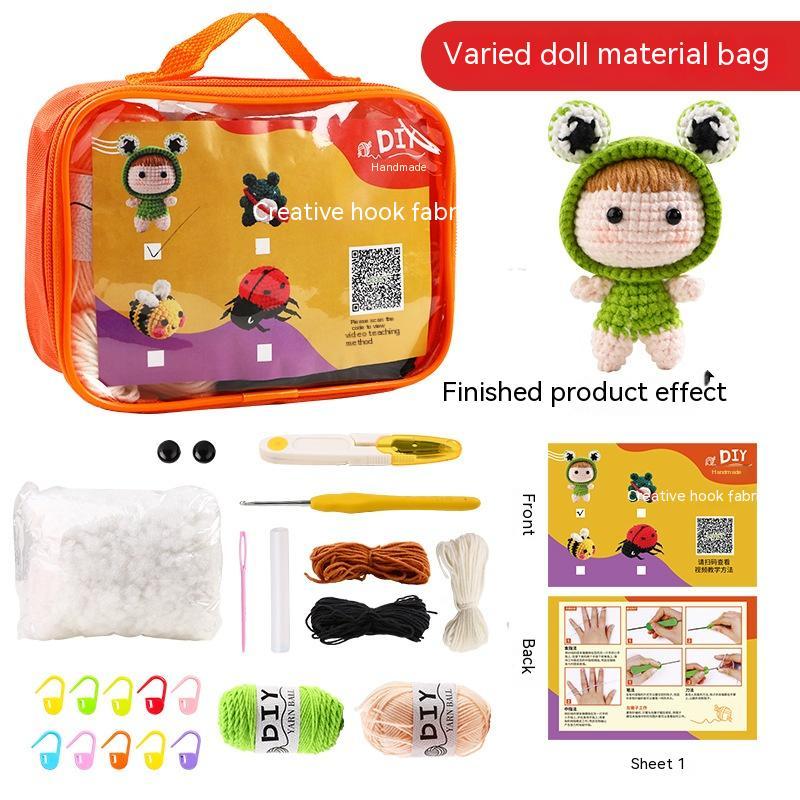 Crochet Material Package DIY Tool Set Toy