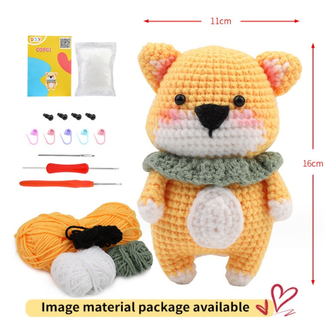 Crochet Material Package Woven Wool Ball Handmade Doll Diy Knitted Crochet Material Package