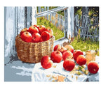 Apple Basket – DIY Paint by Numbers Kit