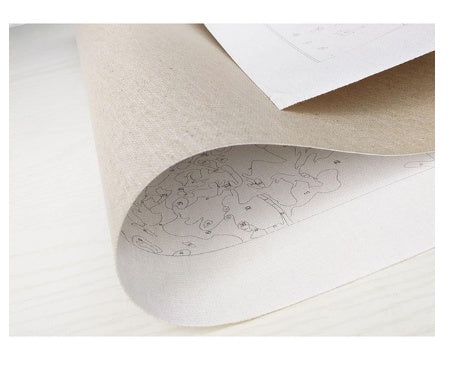 Lavender Flowers In Vase - DIY Painting By Numbers Kit