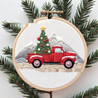 Christmas Embroidery Handmade Diy Material Package Fabric Embroidery