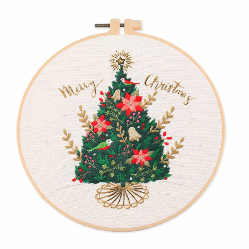 Christmas Embroidery Diy Material Package Kit