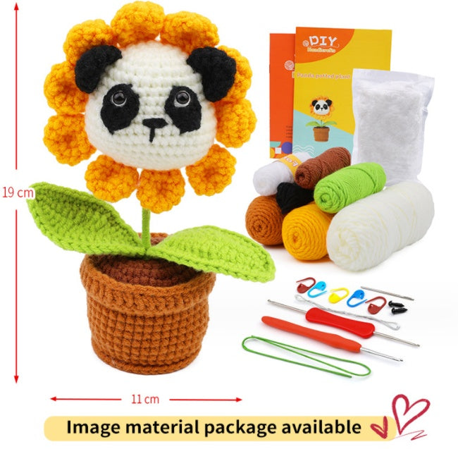 Crochet Material Package Woven Wool Ball Handmade Doll Diy Knitted Crochet Material Package